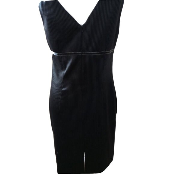 Isabel & Nina Sleeveless lined Black zippers Dress, Size 8 spaghetti  pretty. - Picture 4 of 12